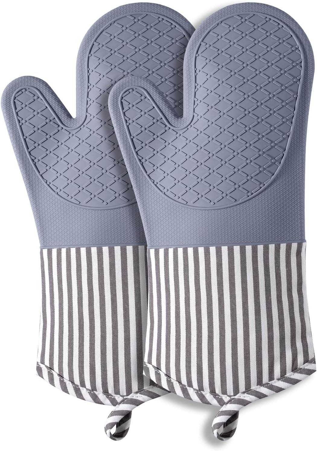 Oven Mitt Silicone - Silicone Oven Mitts, 500°F Heat Resistant,