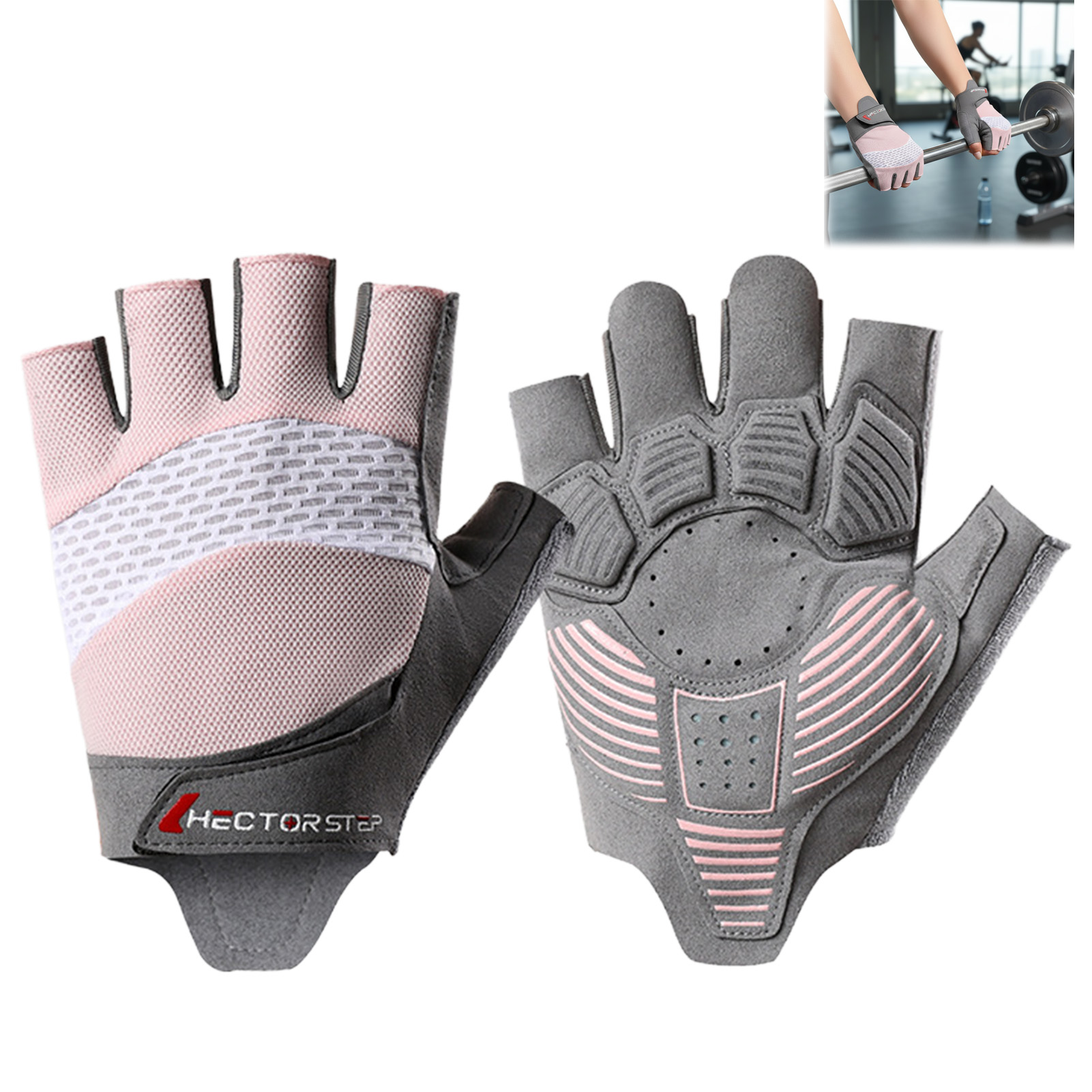 Workout Glove Gym - 1pairs Gym Gloves Fitness Training Fingerless
