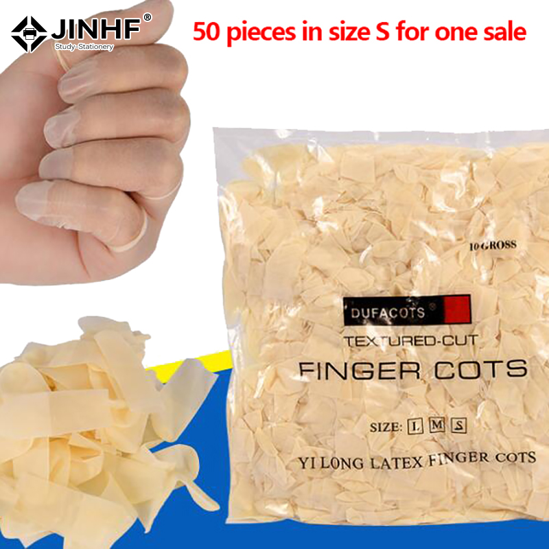 Latex Disposable Glove - New 50pcs/pack Disposable Latex Finger Cover