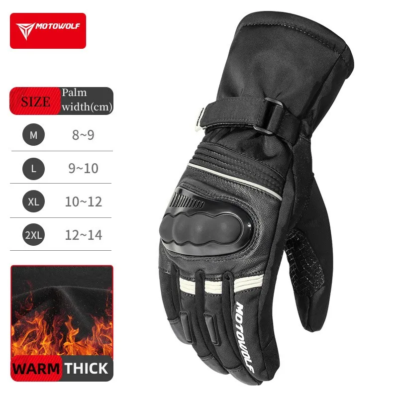 Motowolf Winter Motorcycle Glo - Ski Glove Waterproof avaliação e preço