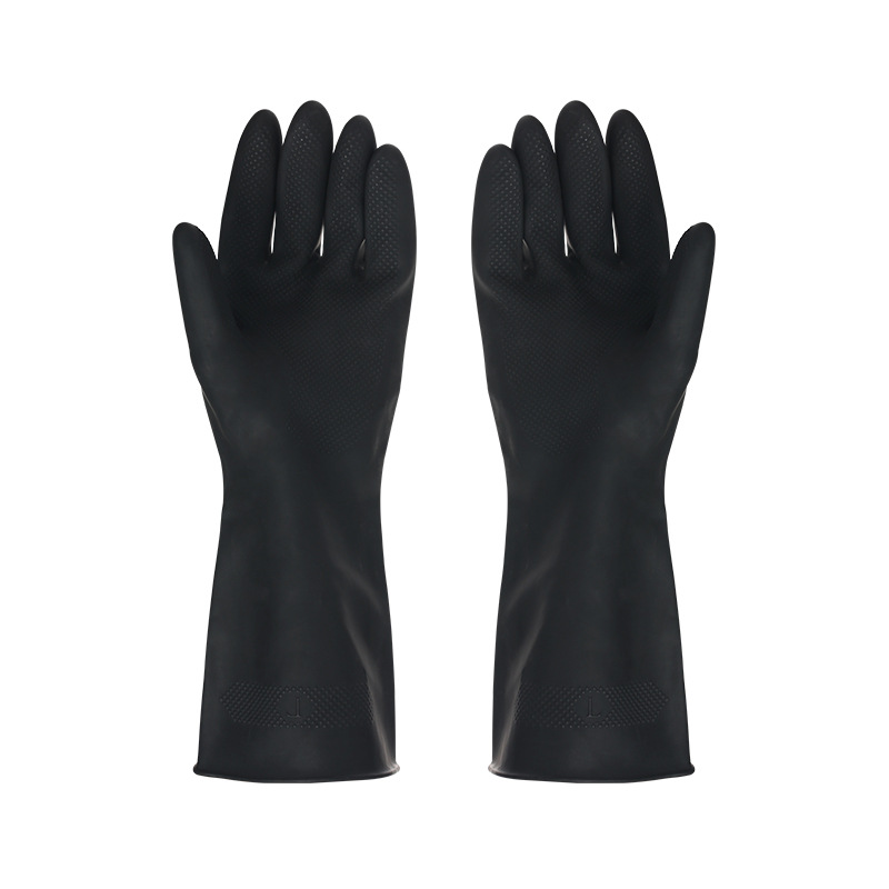 1 Pair Black Gloves Home Washi - Dish Glove Rubber avaliação e preço