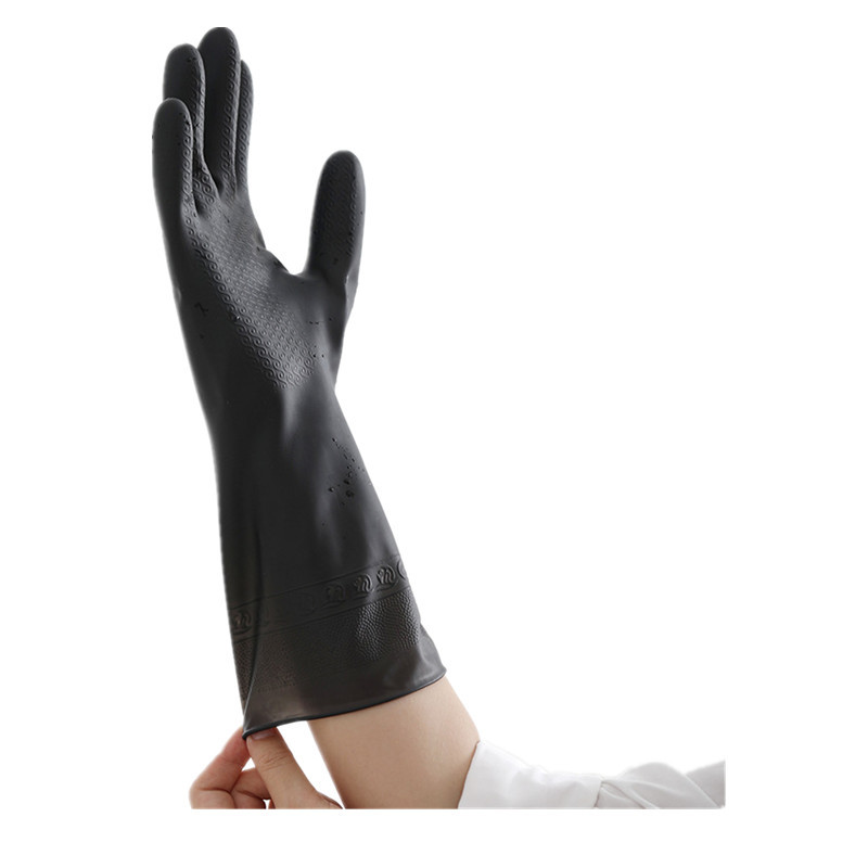 1 Pair Black Gloves Home Washi - Dish Glove Rubber avaliação e preço