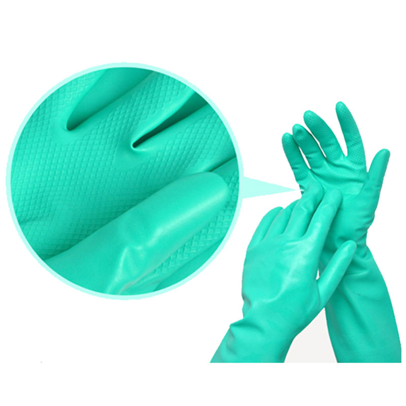 8Pieces/4 Pairs Oil-proof Long - Nitrile Mechanic Glove avaliação e preço