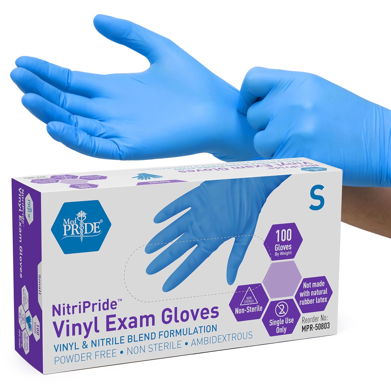 Nitrile/Vinyl Blend Exam Glove - Exam Glove Nitrile avaliação e preço