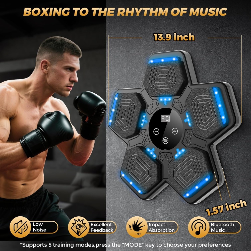 Music Boxing Machine for Adult - Workout Glove Gym avaliação e preço