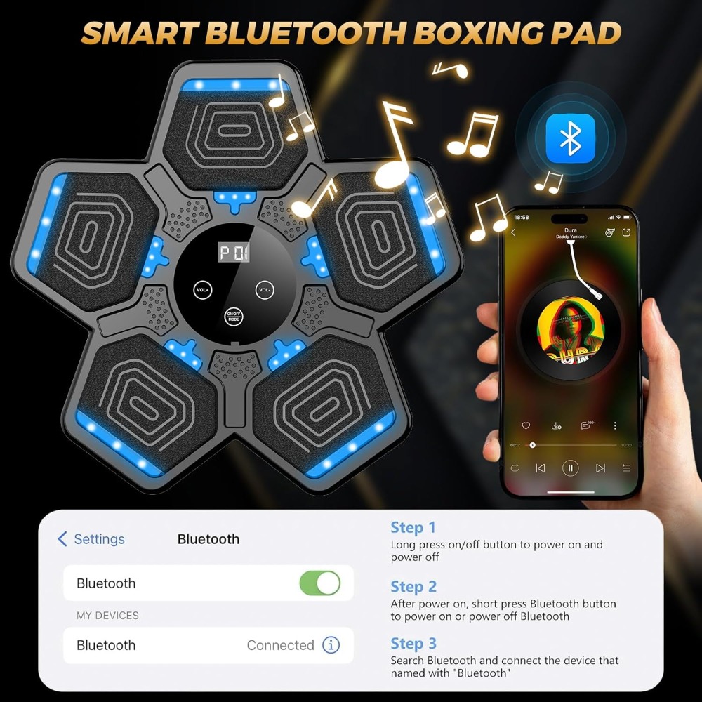 Music Boxing Machine for Adult - Workout Glove Gym avaliação e preço