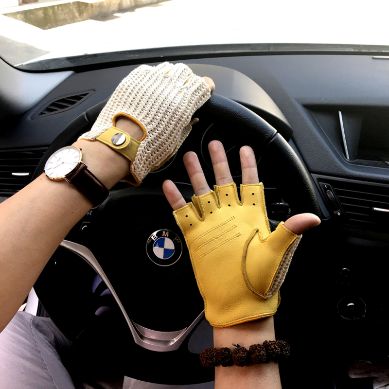 2025 New Men genuine leather g - Leather Driving Glove avaliação e preço