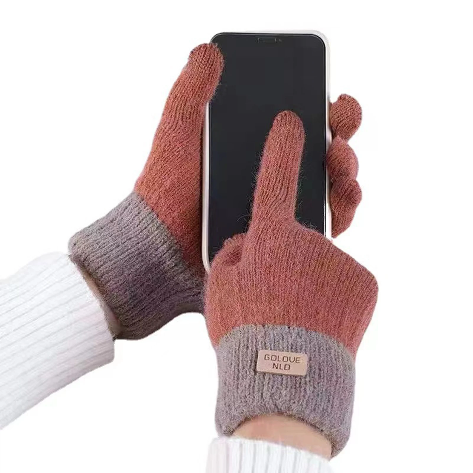 Women's Cable Knit Gloves Warm - Wool Glove Lined avaliação e preço
