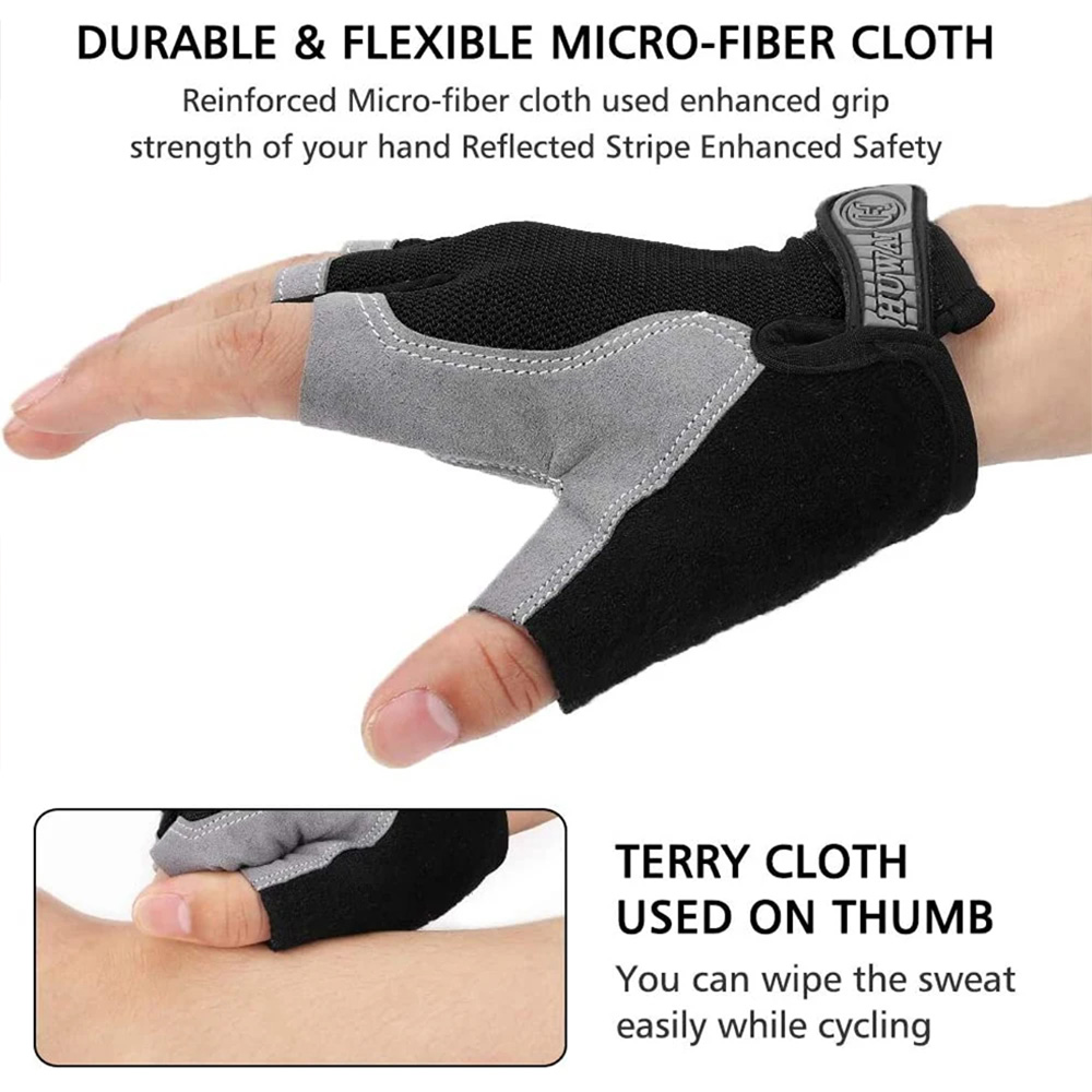 Non-Slip Half-Finger Training  - Workout Glove Gym avaliação e preço