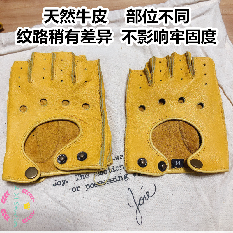 Motorcycle Retro Locomotive Ri - Leather Driving Glove avaliação e preço