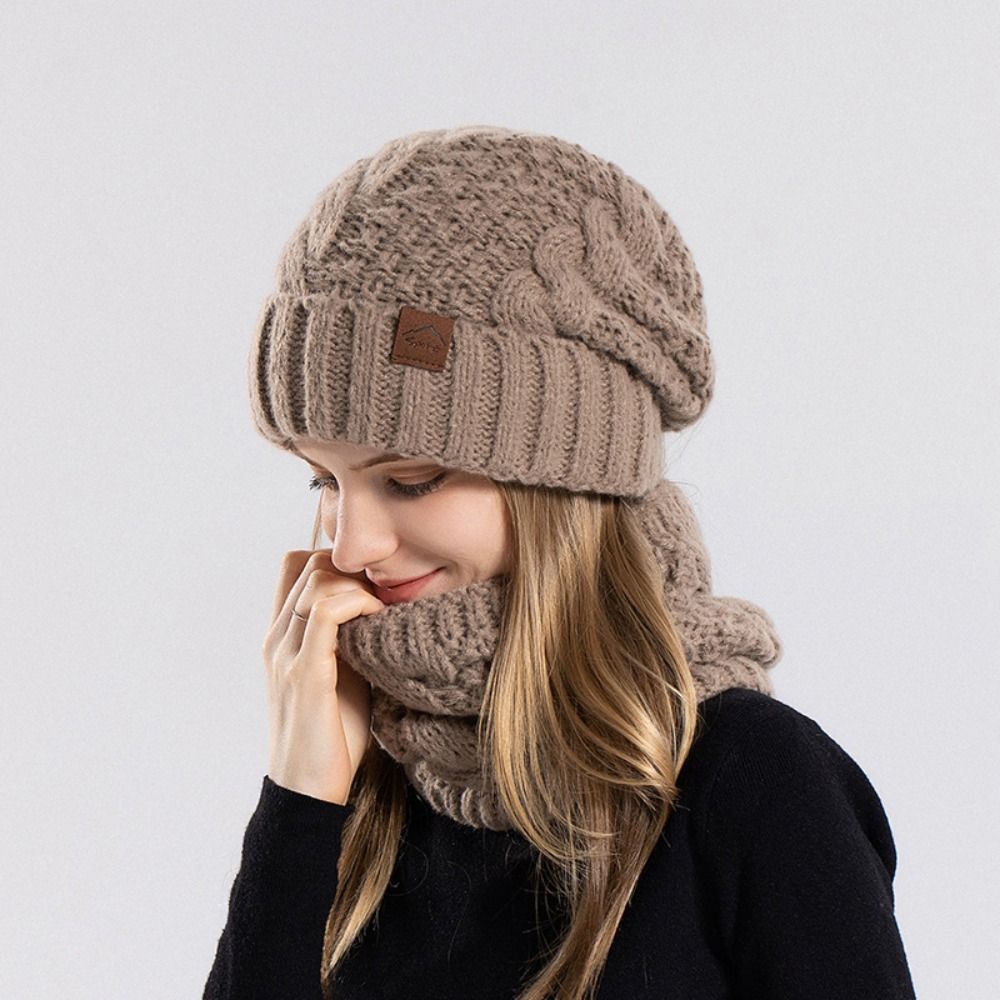 Soft Winter Beanie Hat Scarf S - Wool Glove Lined avaliação e preço