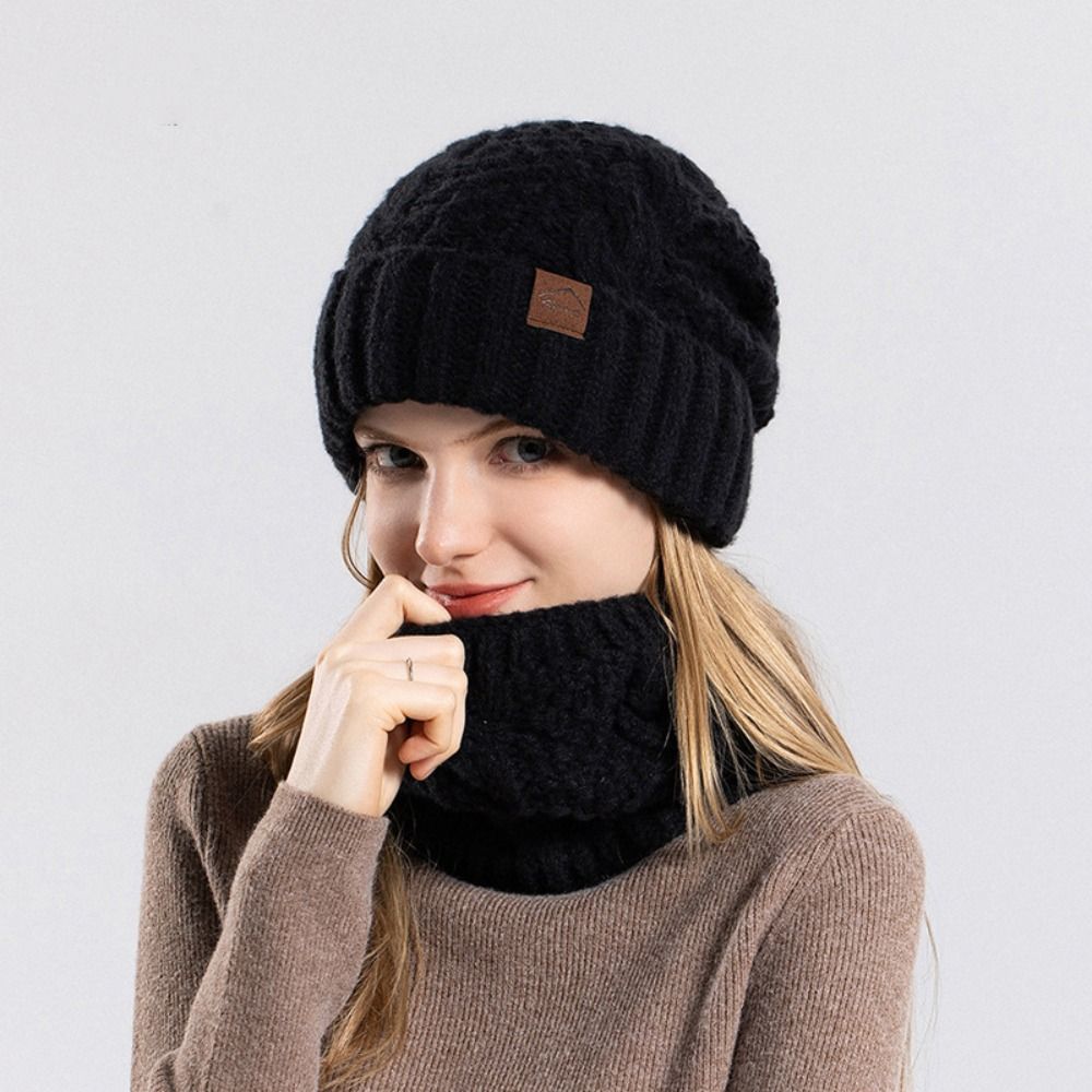 Soft Winter Beanie Hat Scarf S - Wool Glove Lined avaliação e preço