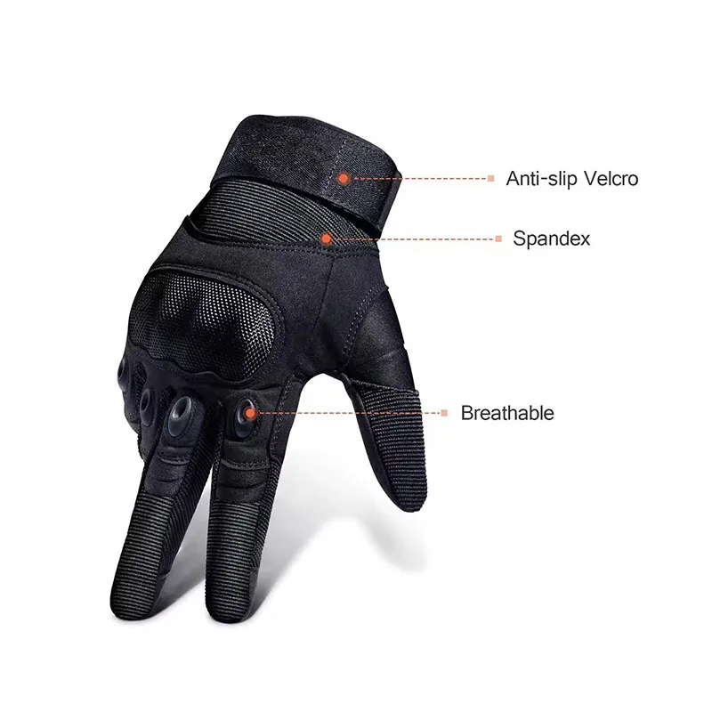 Men's Full Finger Tactical Glo - Motorcycle Glove Knuckle avaliação e preço