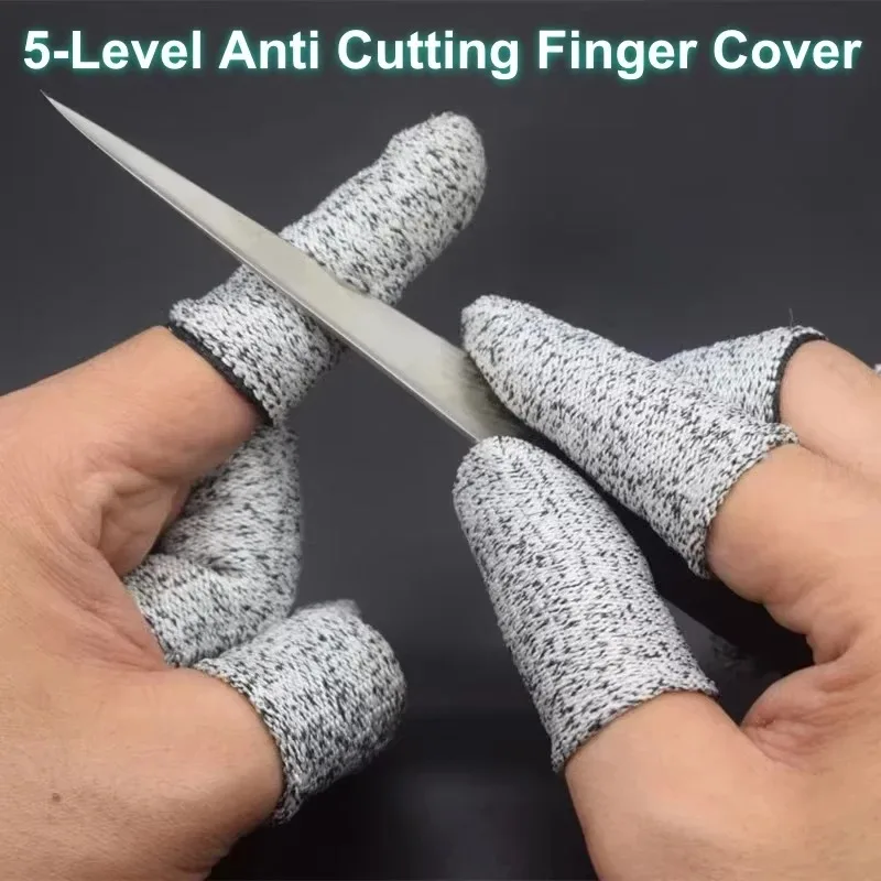 50PCS  Anti-Cut Finger Cots Pr - Cut Resistant Glove avaliação e preço