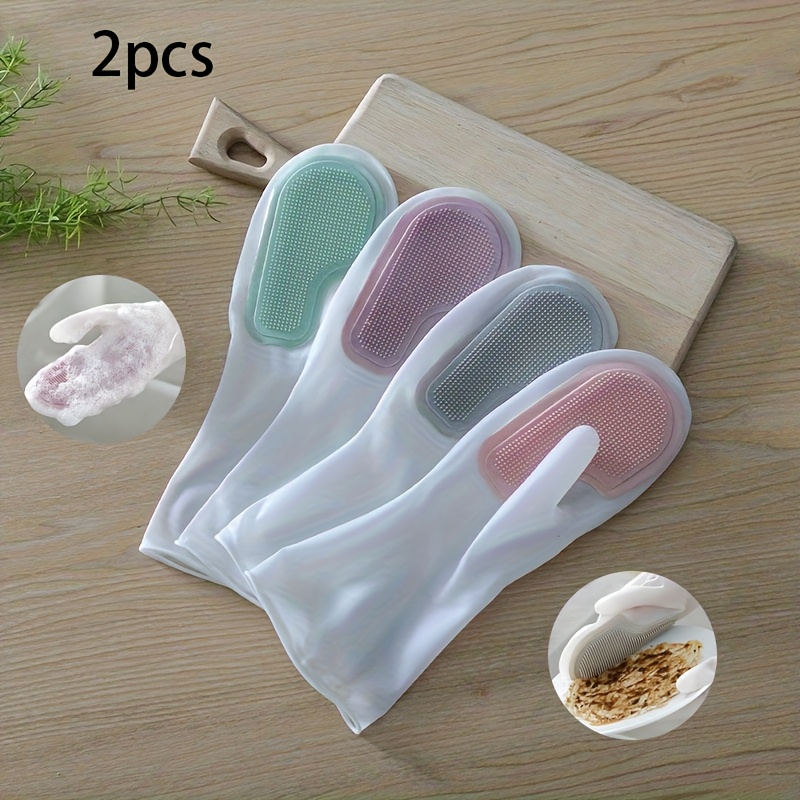 2Pcs Durable Lead-Free Latex D - Rubber Glove Cleaning avaliação e preço