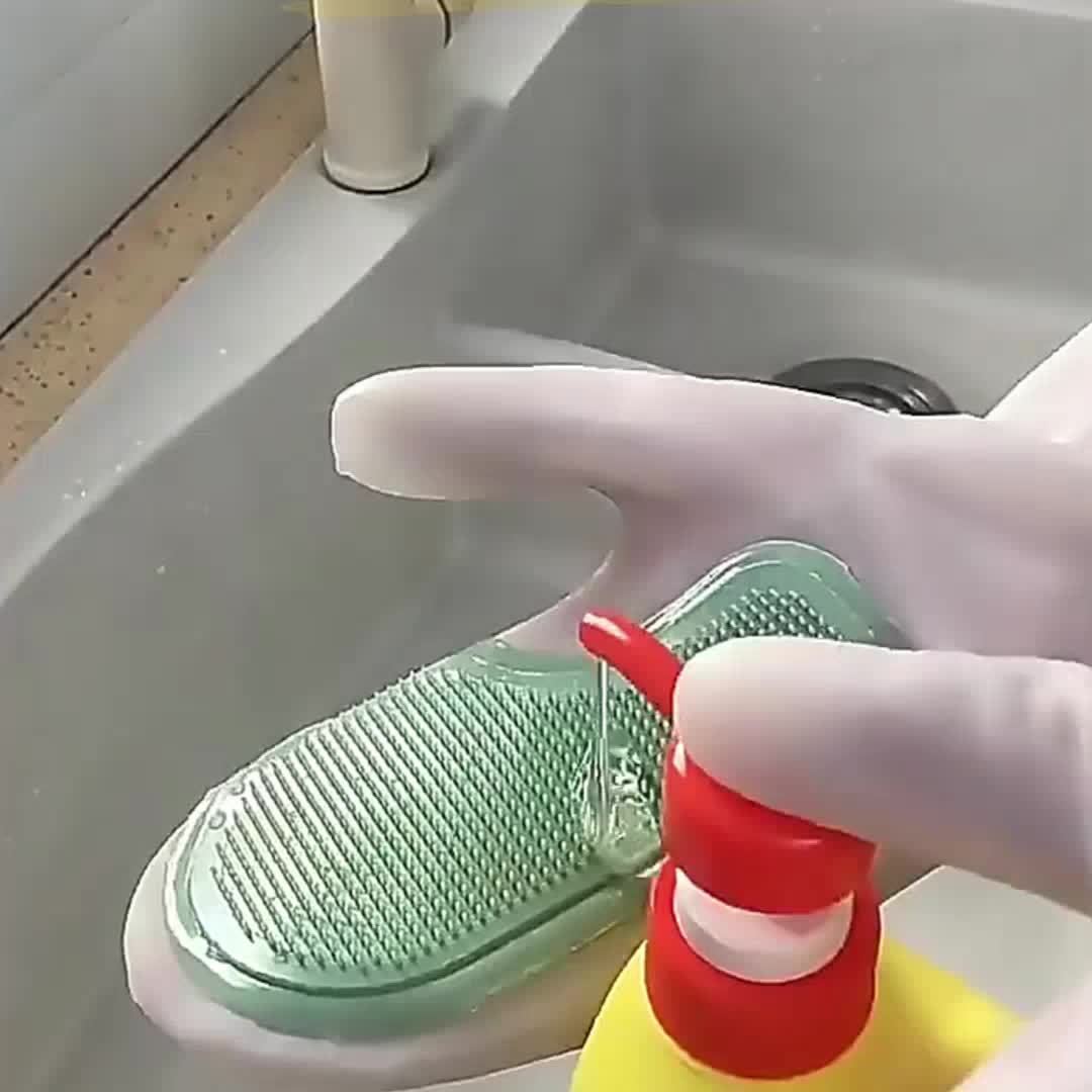 2Pcs Durable Lead-Free Latex D - Rubber Glove Cleaning avaliação e preço
