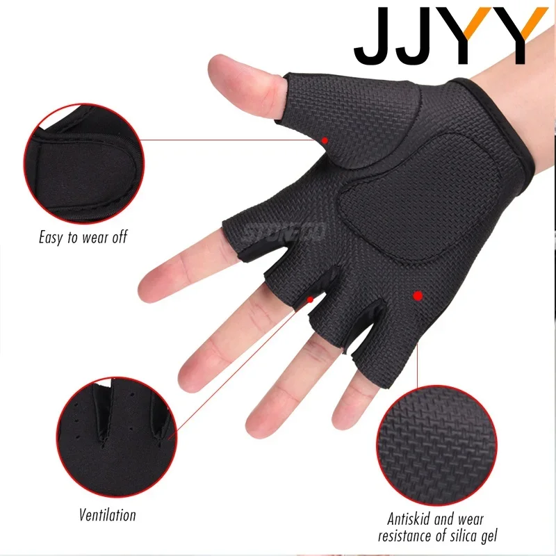 Breathable Half Finger Anti Sl - Workout Glove Gym avaliação e preço