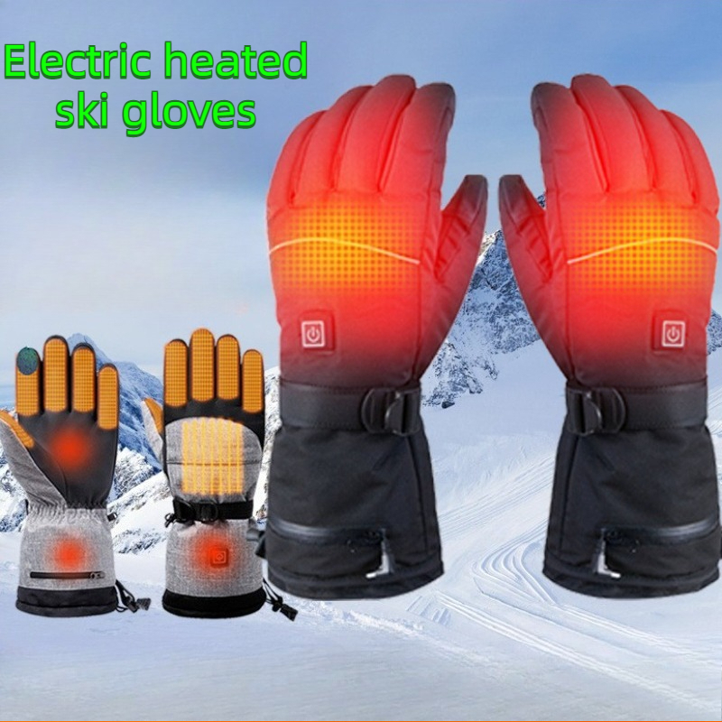 Waterproof Electric Heated Ski - Ski Glove Waterproof avaliação e preço