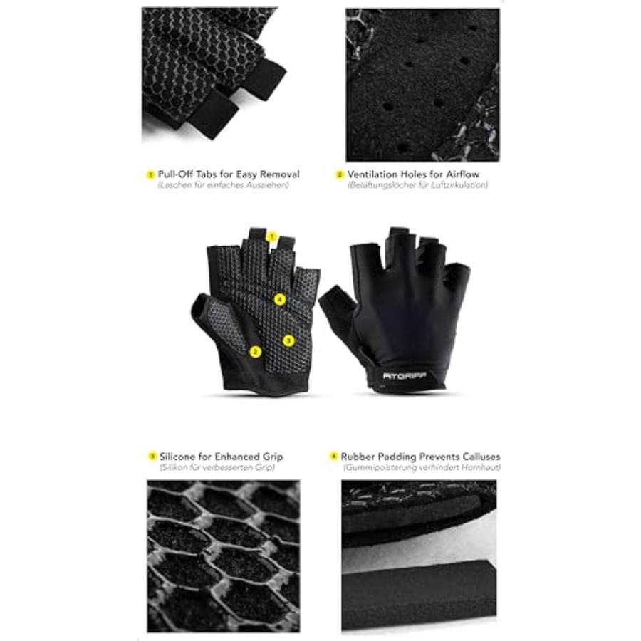 ® Workout Gloves Padded for Me - Workout Glove Gym avaliação e preço