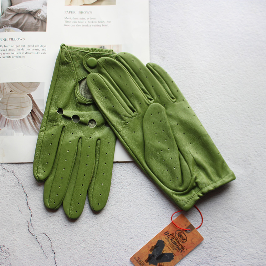 Women's Summer Full Finger Lea - Leather Driving Glove avaliação e preço