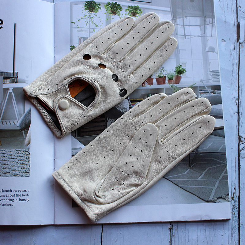 Women's Summer Full Finger Lea - Leather Driving Glove avaliação e preço