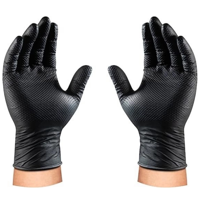8Mil Heavy Duty Black Nitrile  - Nitrile Mechanic Glove avaliação e preço