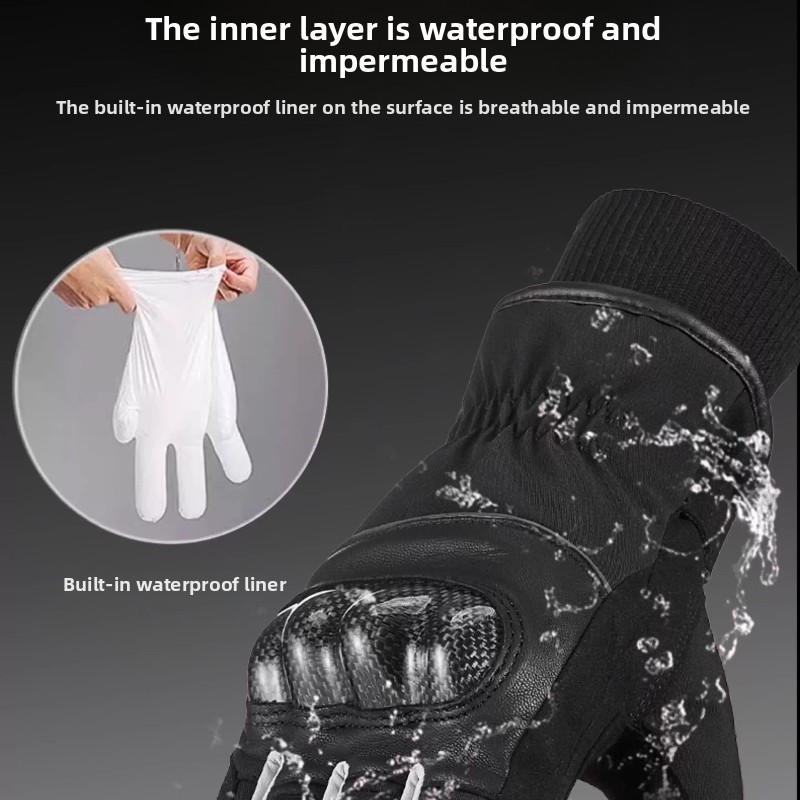 Winter Warm Motorcycle Gloves  - Motorcycle Glove Knuckle avaliação e preço
