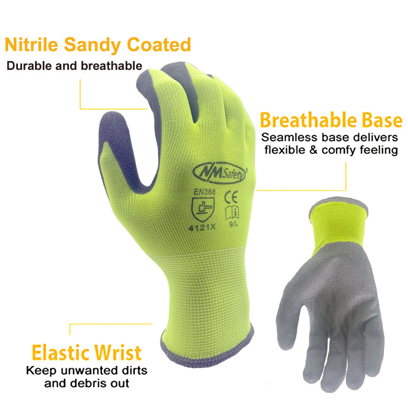 24Pieces/12 Pairs Garden Worki - Nitrile Mechanic Glove avaliação e preço