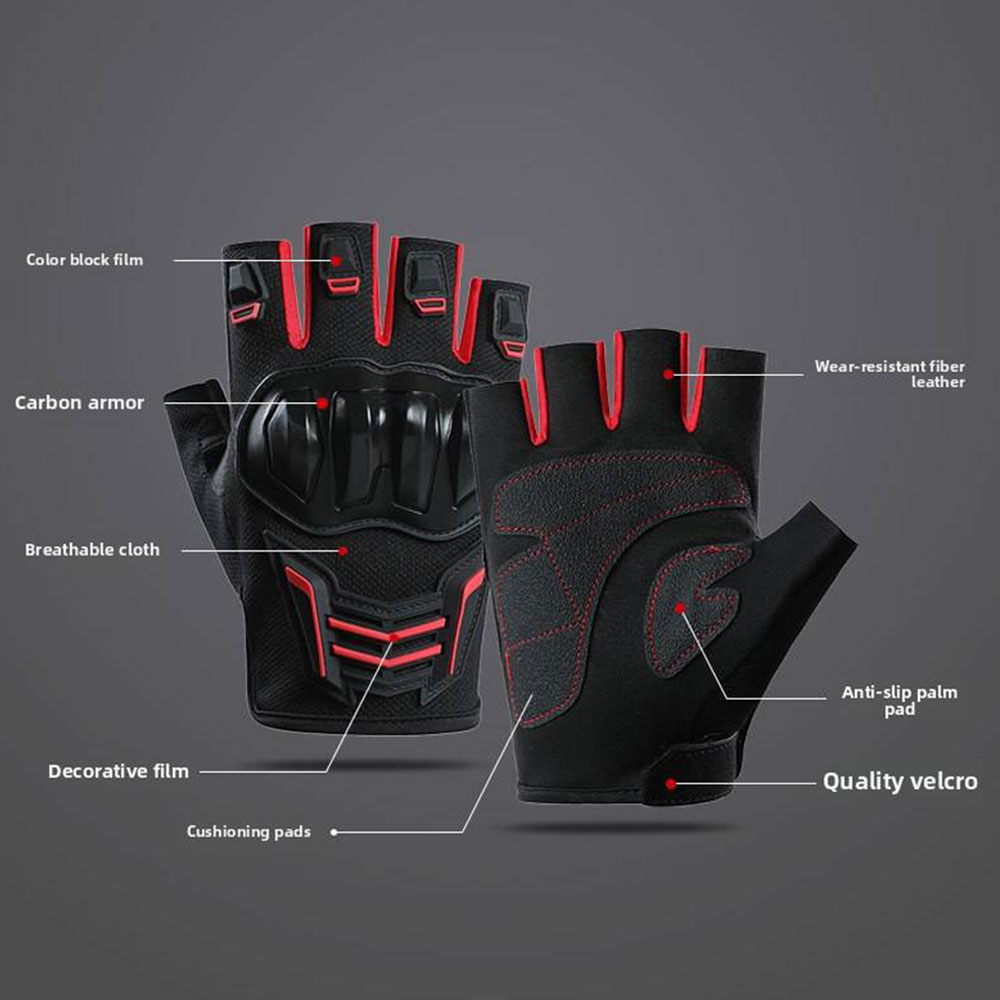 Breathable Motorcycle Gloves S - Cycling Glove Padded avaliação e preço