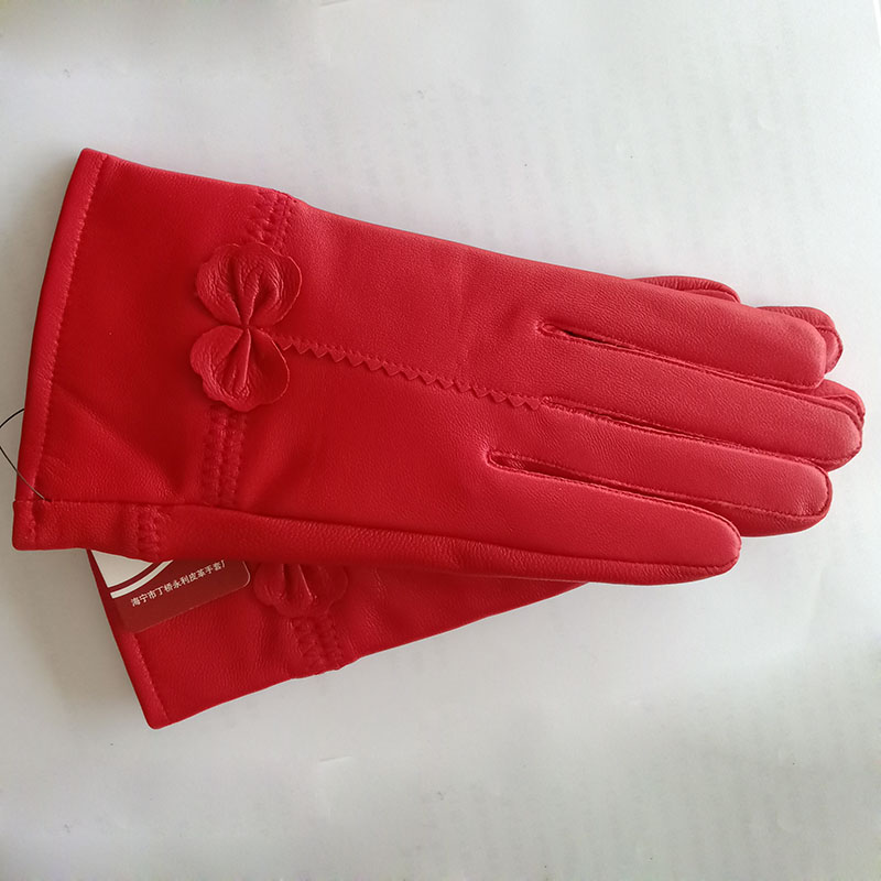 Women Genuine Leather Winter W - Wool Glove Lined avaliação e preço