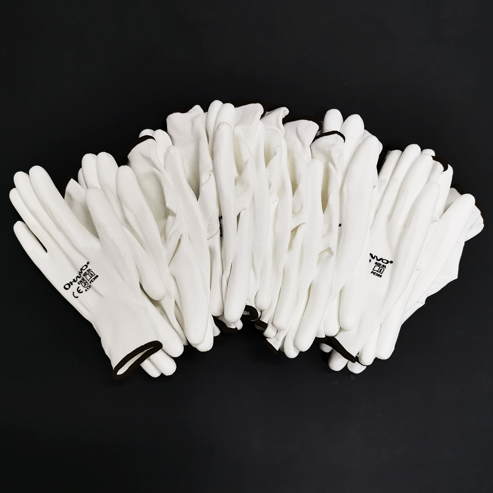 10 Pairs PU Nitrile Safety Coa - Nitrile Mechanic Glove avaliação e preço