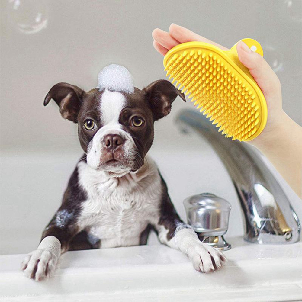 Pet Cleaning Brush Dog Cats Ba - Rubber Glove Cleaning avaliação e preço