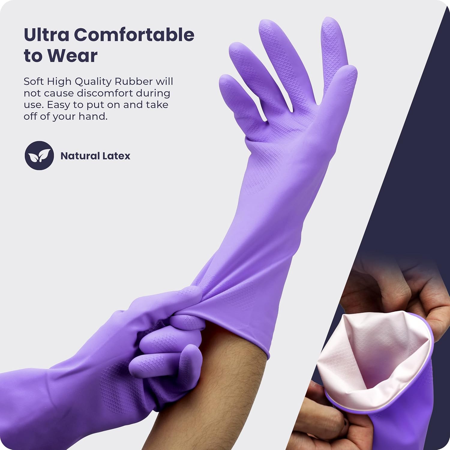 3/6/12/60 Pairs Dishwashing Gl - Rubber Glove Cleaning avaliação e preço