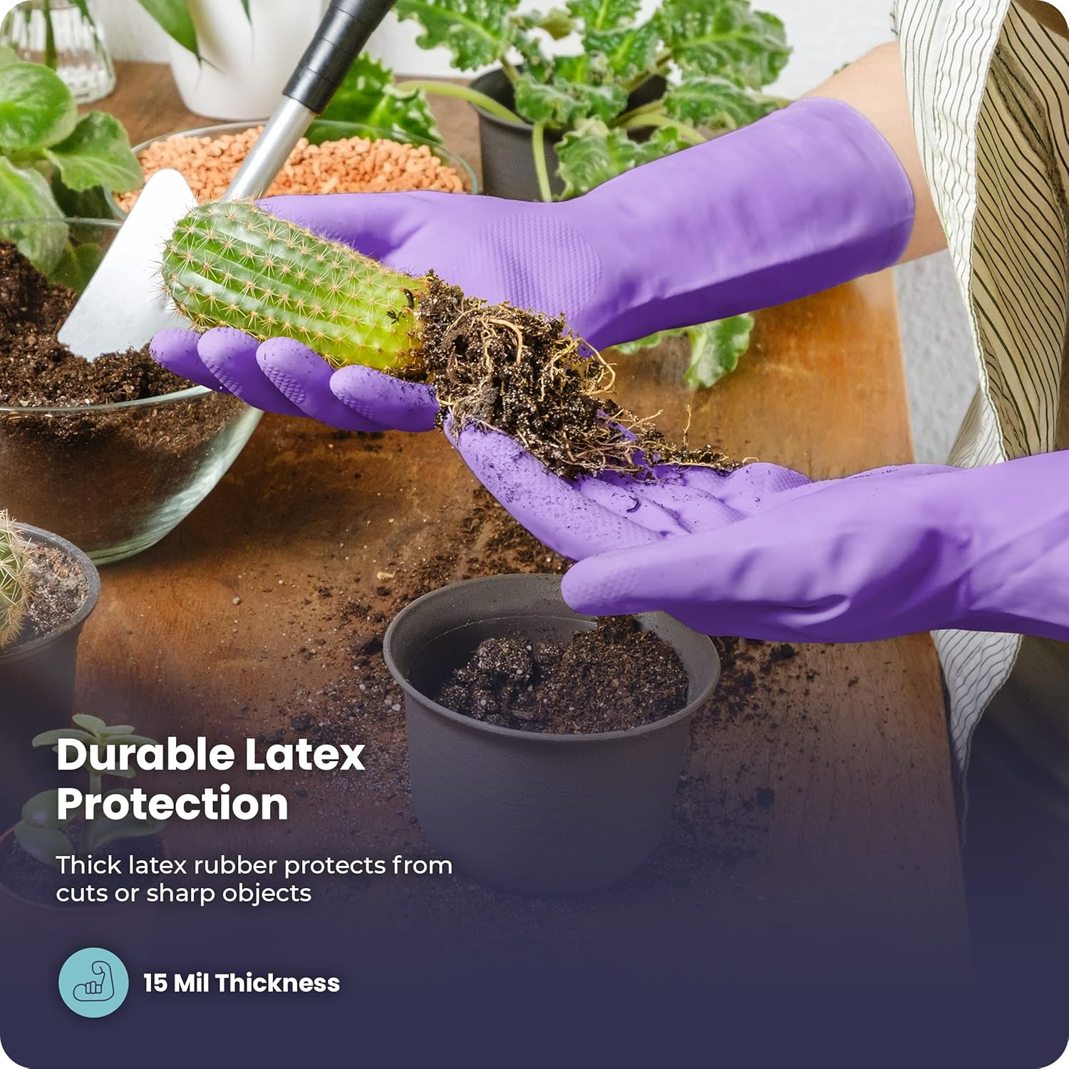 3/6/12/60 Pairs Dishwashing Gl - Rubber Glove Cleaning avaliação e preço