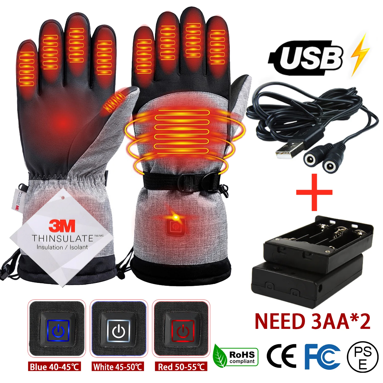 Winter Gloves 3M Cotton Heatin - Winter Glove Insulated avaliação e preço