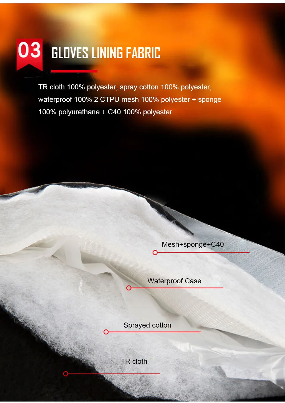 Winter Gloves 3M Cotton Heatin - Winter Glove Insulated avaliação e preço