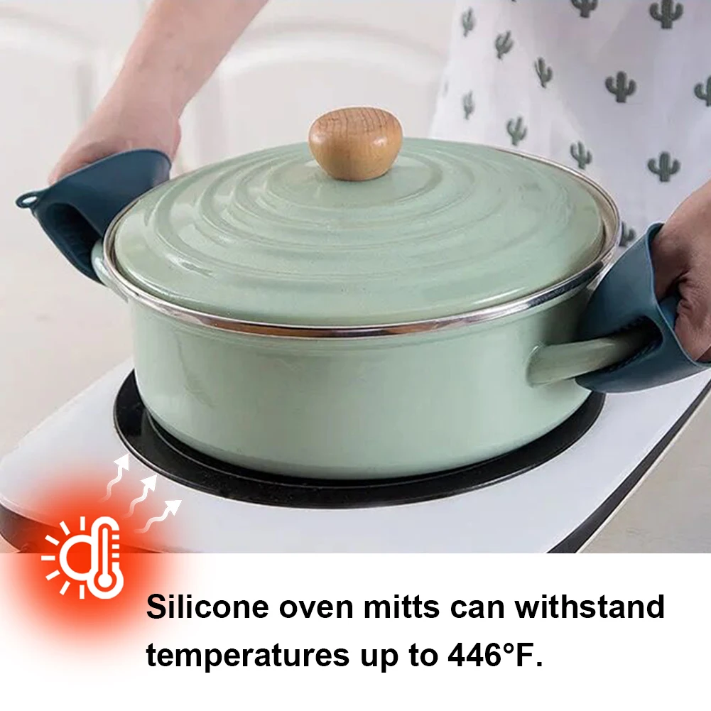 Silicone Oven Mitts Heat Resis - Oven Mitt Silicone avaliação e preço