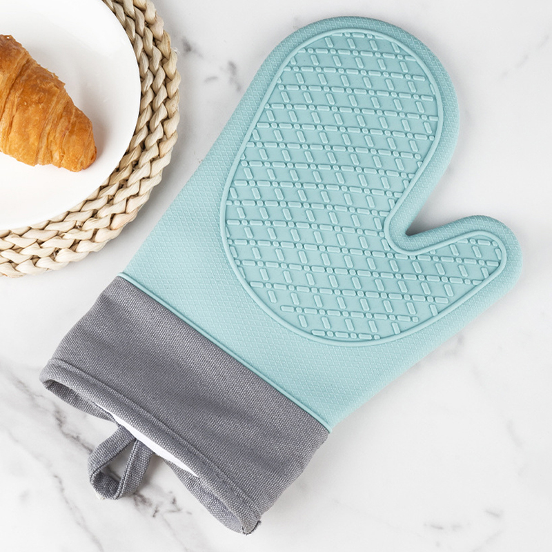 New New Cute Silicone Kitchen  - Oven Mitt Silicone avaliação e preço