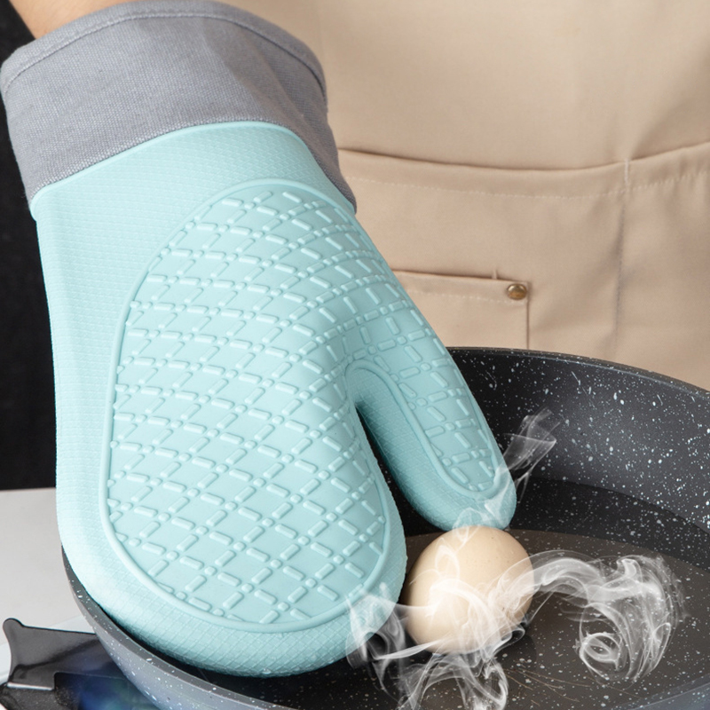 New New Cute Silicone Kitchen  - Oven Mitt Silicone avaliação e preço
