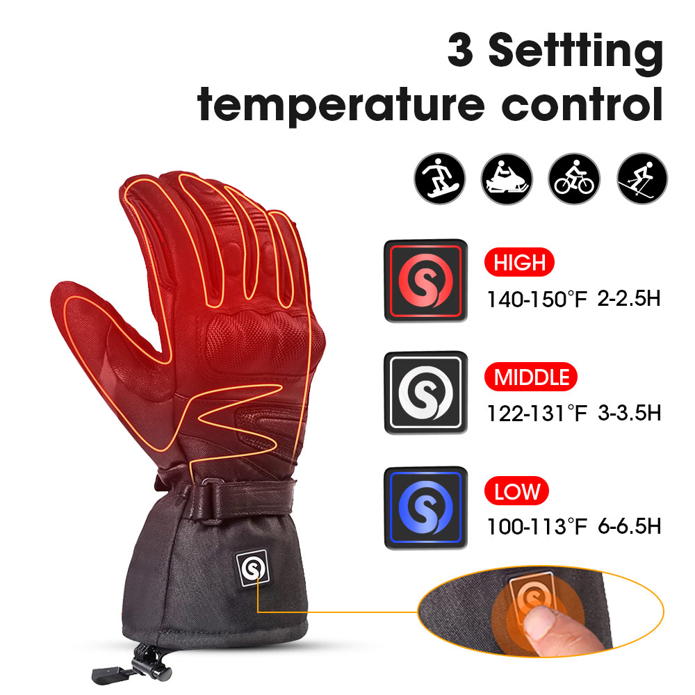 Snow Deer Winter Electric Heat - Heat Resistant Glove avaliação e preço