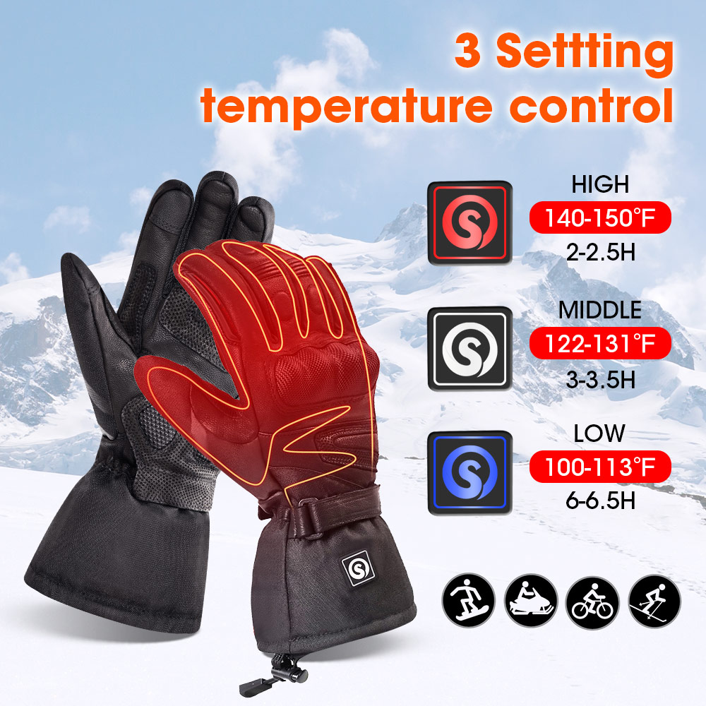 Snow Deer Winter Electric Heat - Heat Resistant Glove avaliação e preço