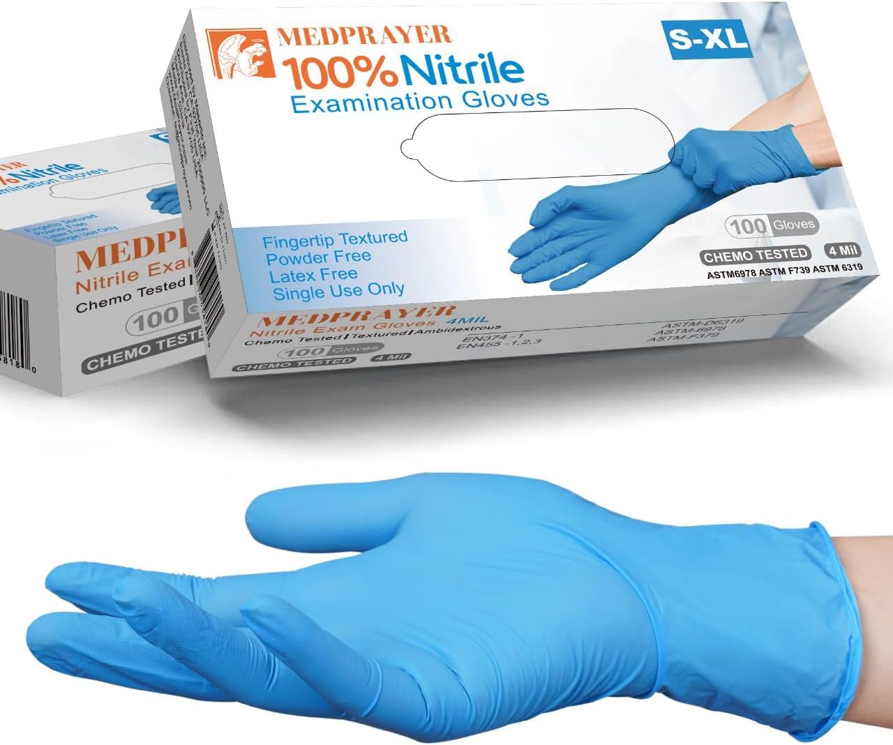 4 Mil Nitrile Exam Gloves, Lat - Exam Glove Nitrile avaliação e preço