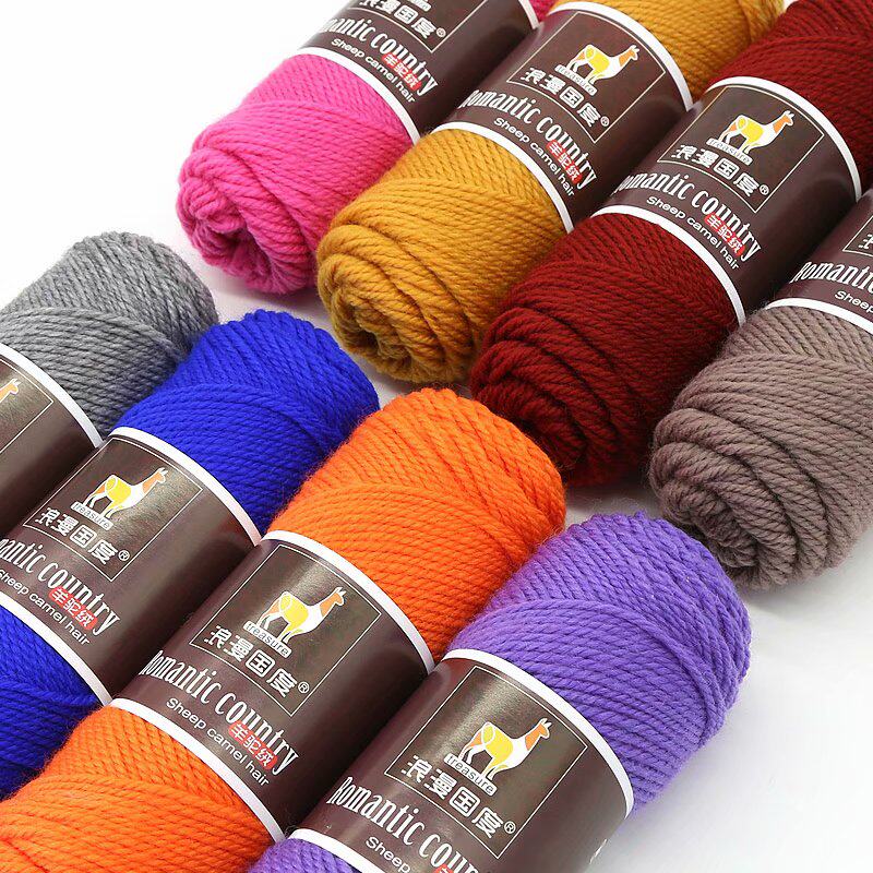 5PCS total 500g Hand knitting  - Wool Glove Lined avaliação e preço