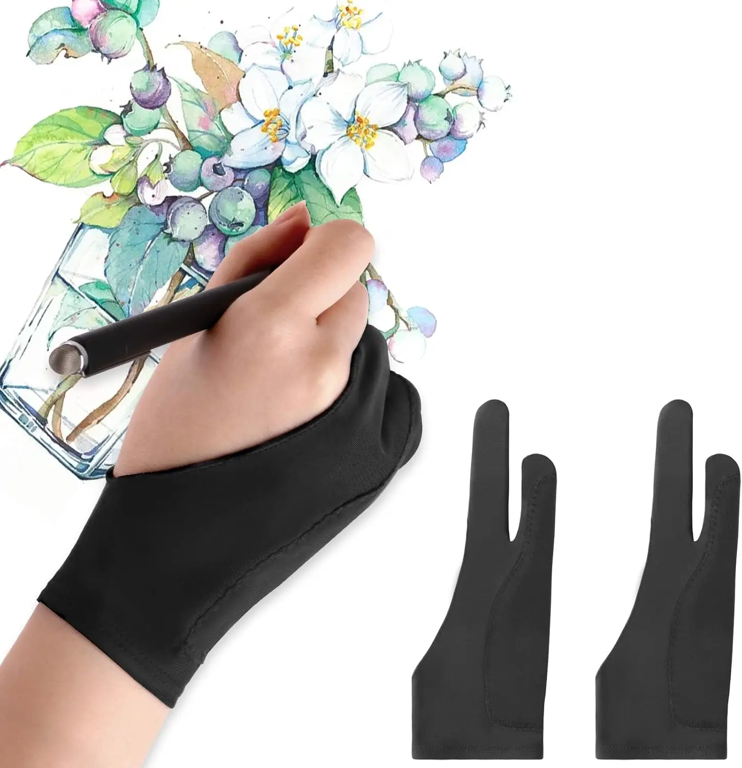 S/M/L Anti-touch Gloves Two-Fi - Touchscreen Glove Capacitive avaliação e preço