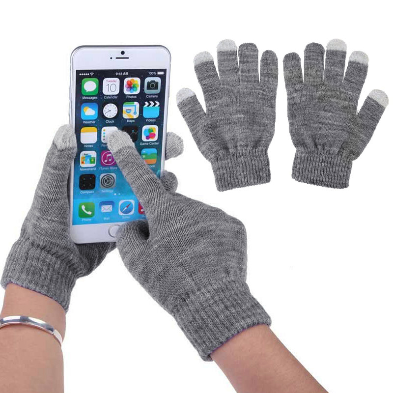 1 Pair Unisex Winter Warm Capa - Touchscreen Glove Capacitive avaliação e preço