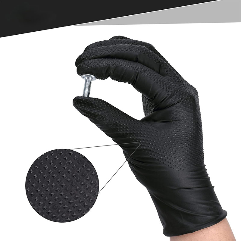 2-100PCS 8mil Heavy Duty Indus - Nitrile Mechanic Glove avaliação e preço