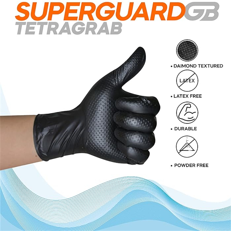Industrial Black Nitrile Glove - Nitrile Mechanic Glove avaliação e preço