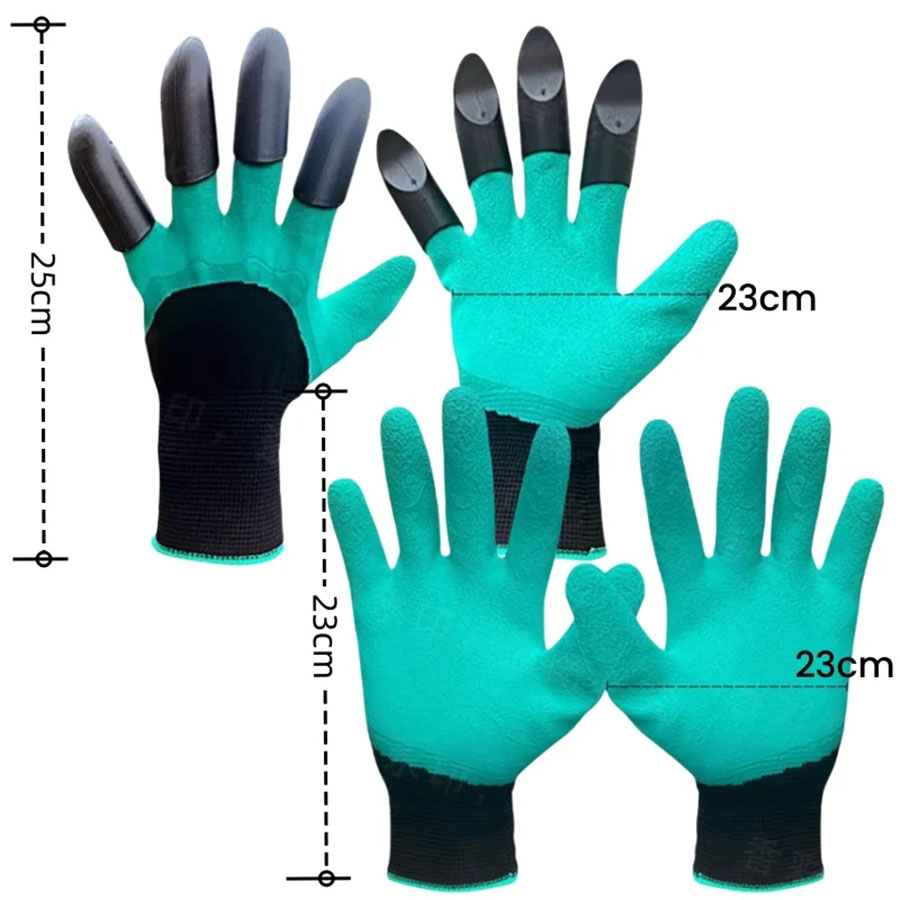 1Pair Gardening Gloves with Cl - Gardening Glove Waterproof avaliação e preço