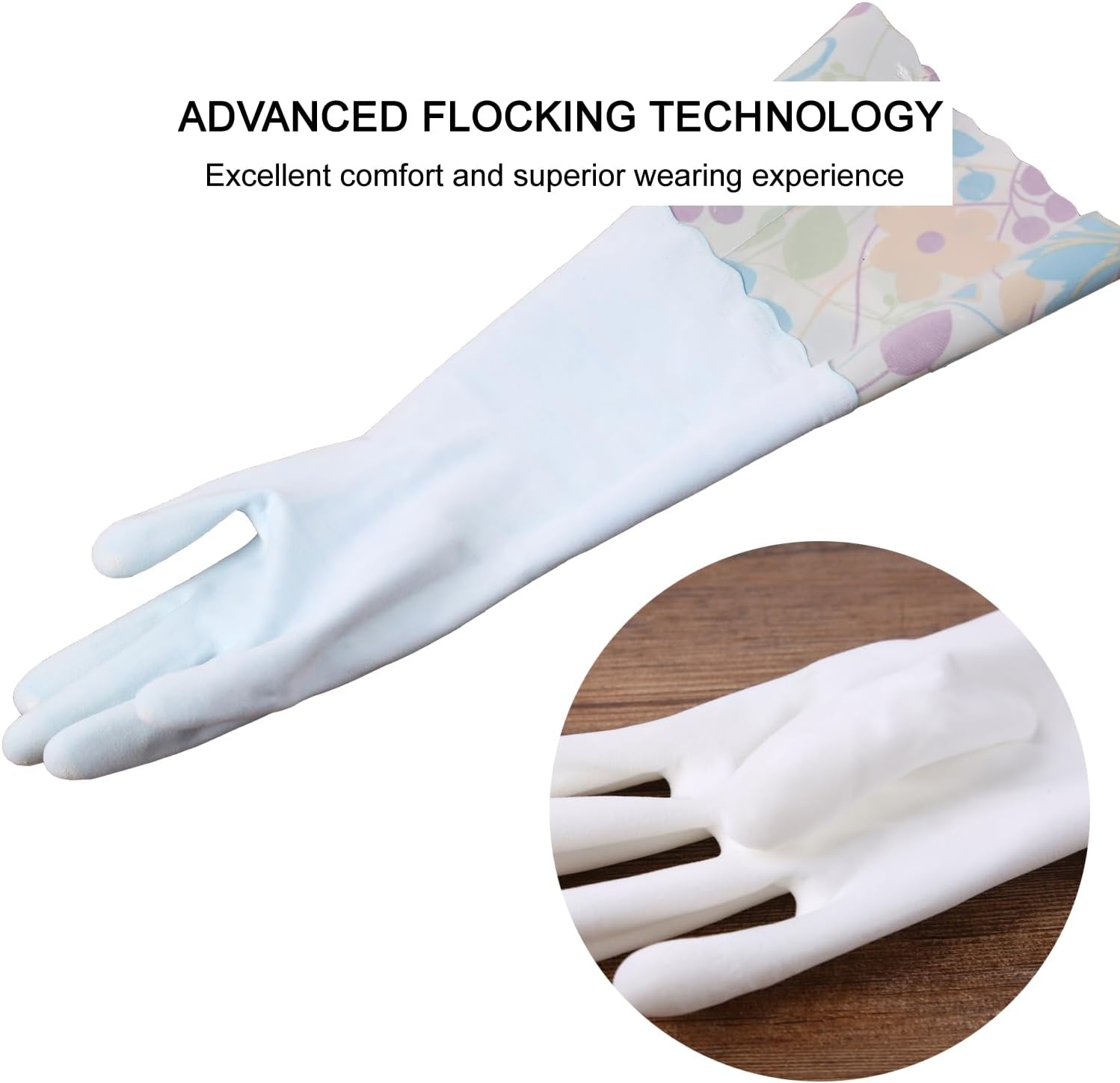 3 Pairs Rubber Cleaning Gloves - Rubber Glove Cleaning avaliação e preço