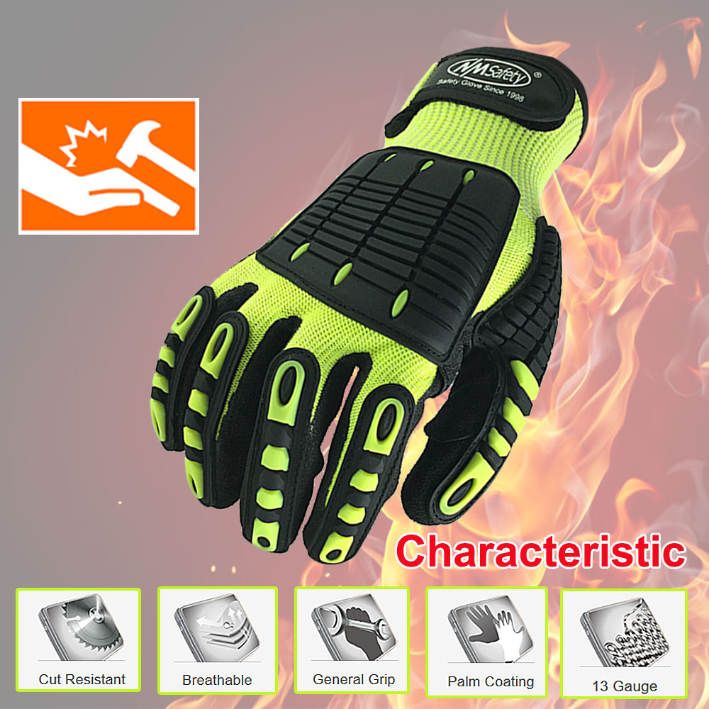NMSafety High Quality Gloves S - Work Glove Impact avaliação e preço